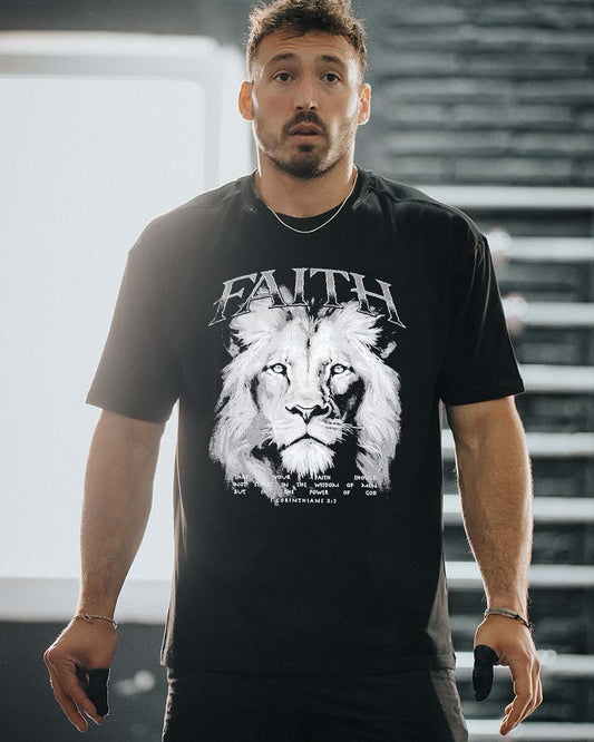 FAITH - T-shirt oversize unisexe Mayhem